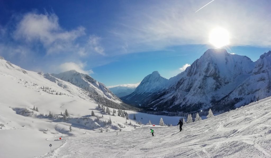 Berge im Schnee