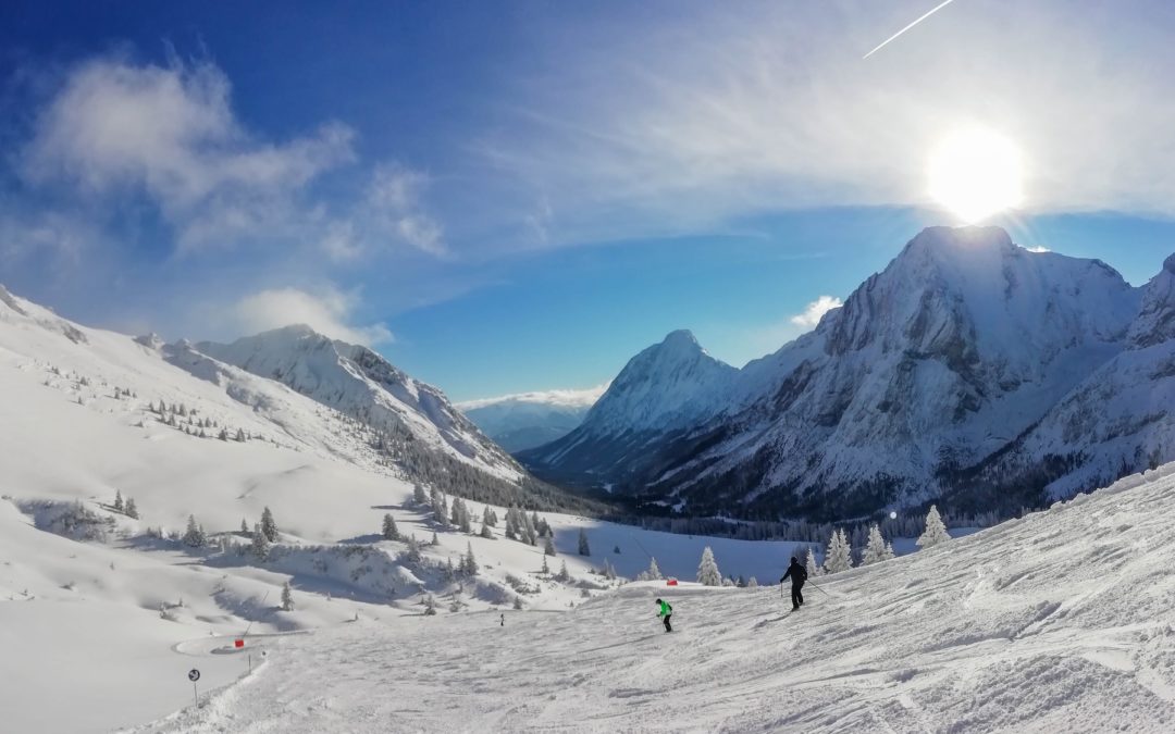 Berge im Schnee